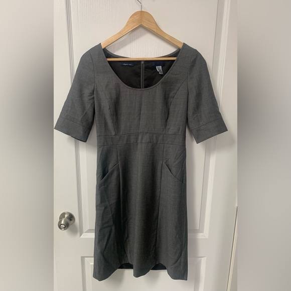 J Crew Size 2 - Gray Dress - EUC - Picture 1 of 3